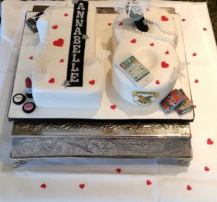 personalised 18th birthday cake