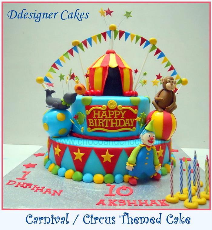 Carnival / Circus-Themed cake
