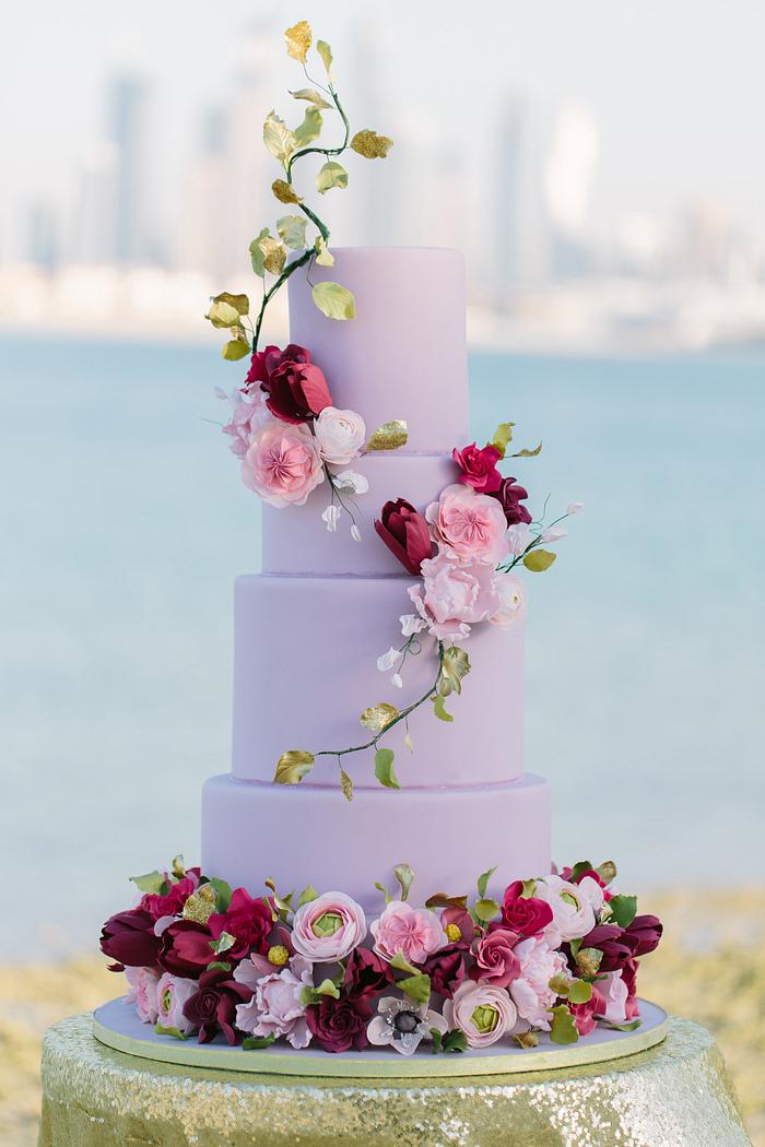 DUBAI Wedding Cake 