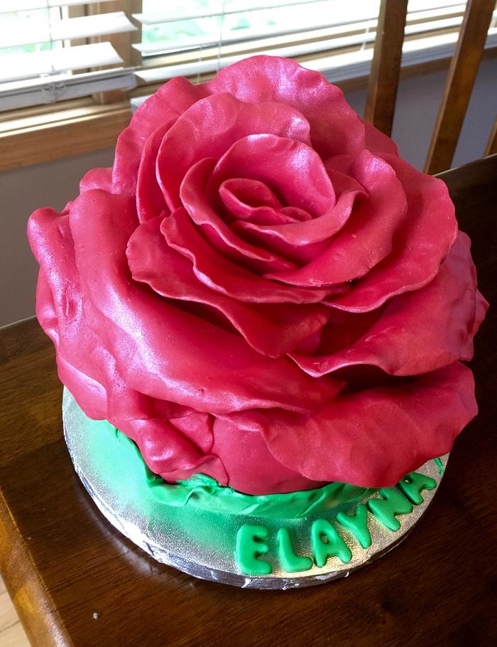Red Rose cake