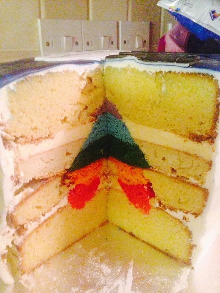 Suprise inside Cake