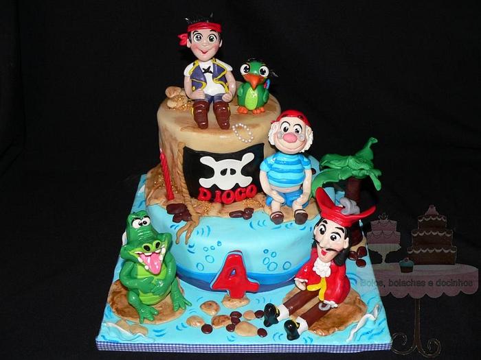 jake and the neverland pirates cake