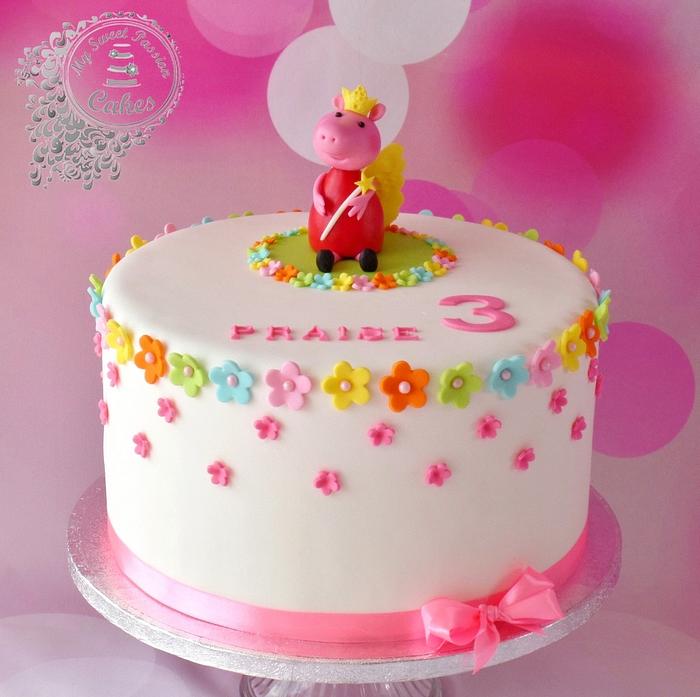 Peppa birthday cake