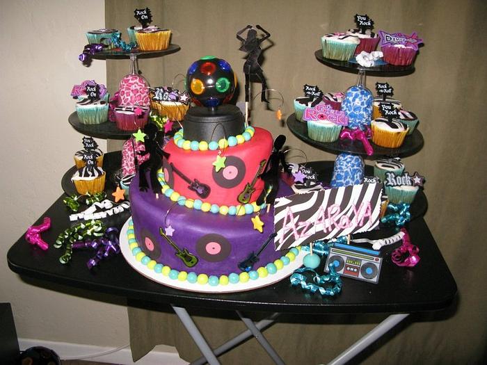 dance party cake