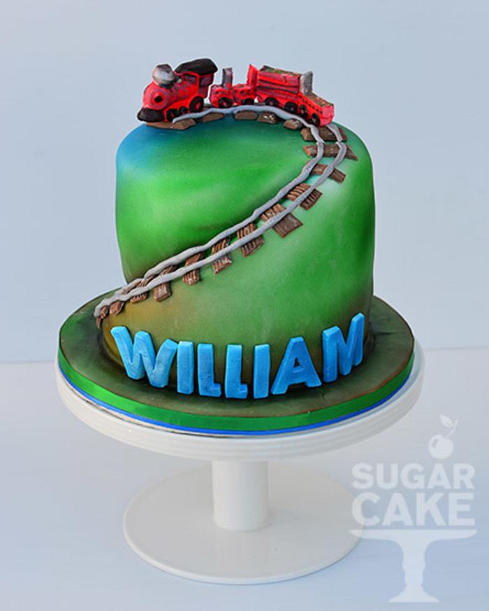 Sugarcake train cake