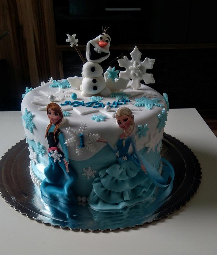 Birthday's cake Frozen