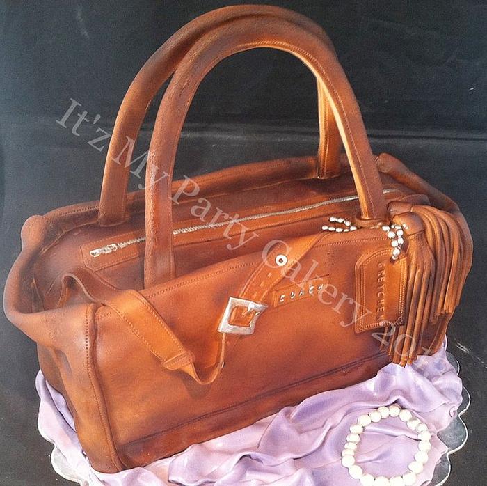 Brown Coach Handbag