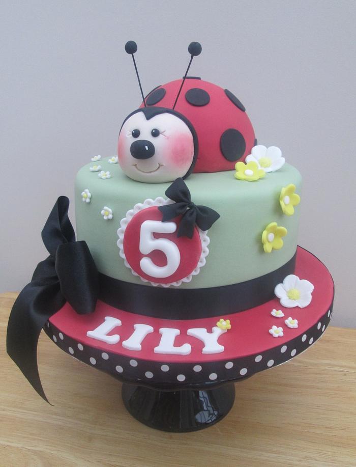 Ladybug Cake