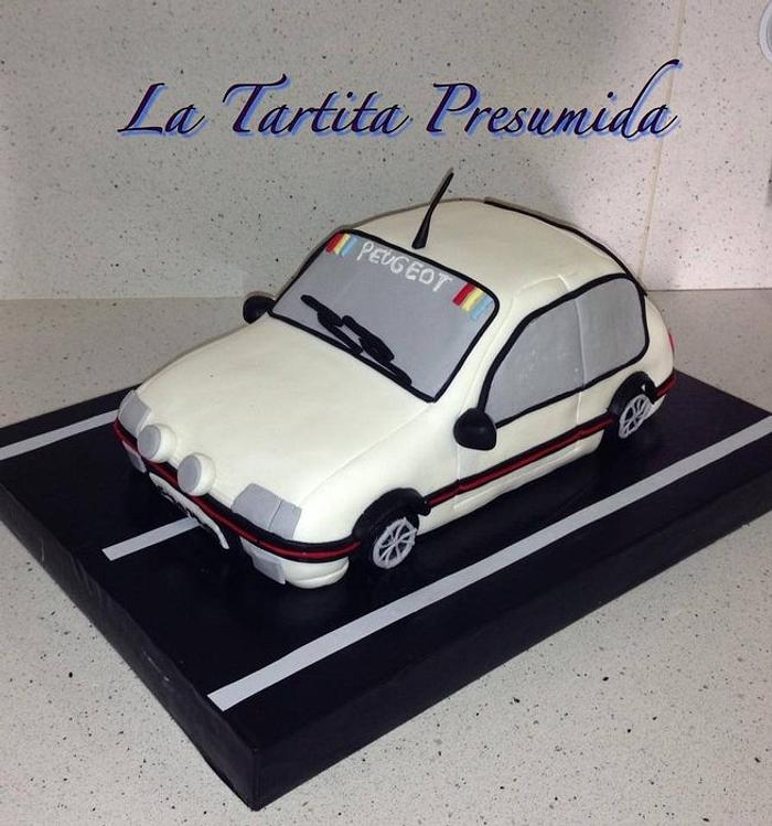 Peugeot car cake