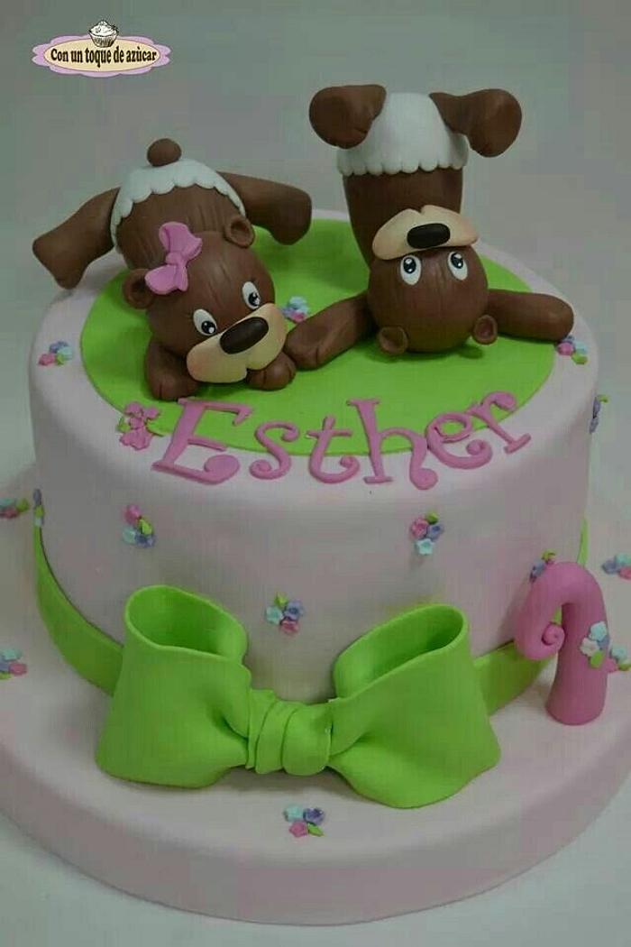 Funny bears cake
