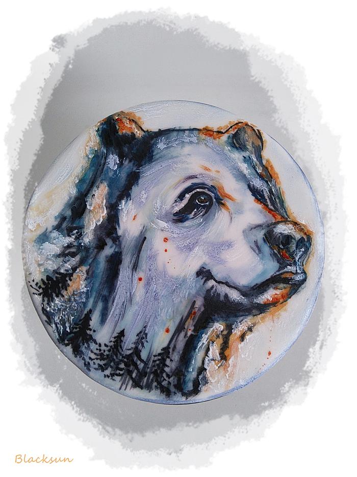 Hand painted bear