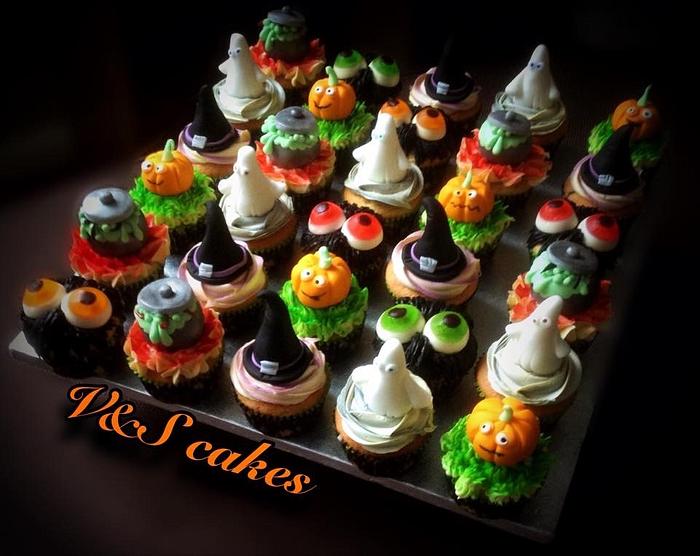 Halloween "not so scary" cupcakes