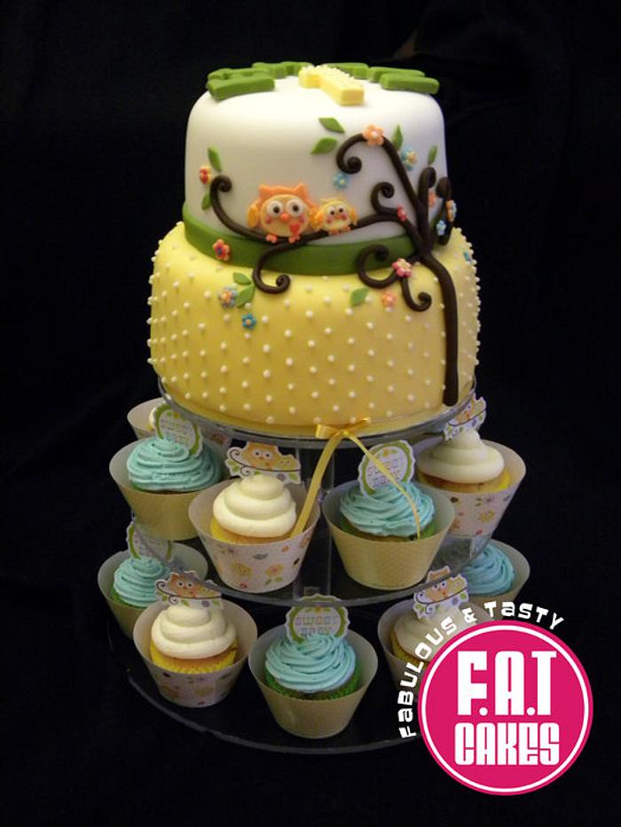 Happi Tree Baby Shower Cake