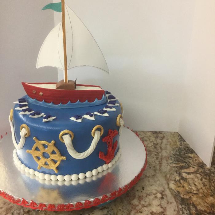 Sail Boat Cake