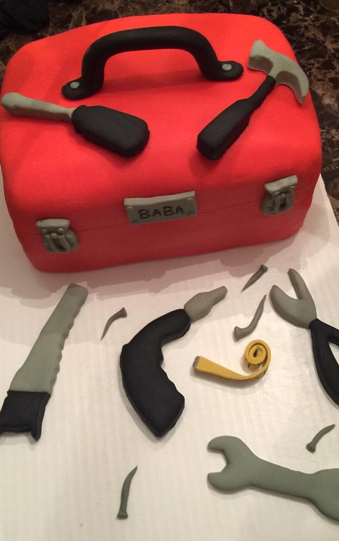 Tool box cake 