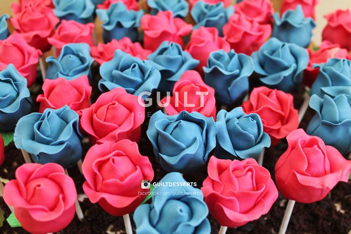 Rose Cakepops