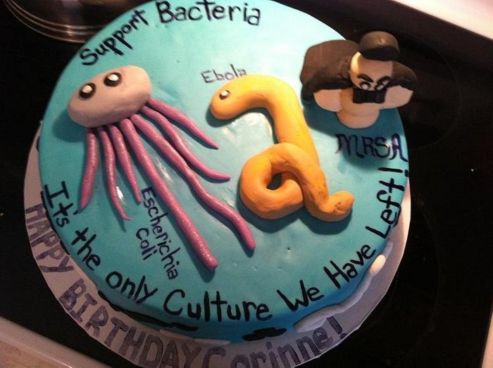 Microbiology Birthday Cake