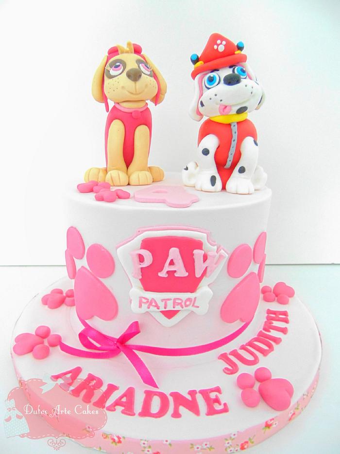 paw patrol cake by dulce arte cake