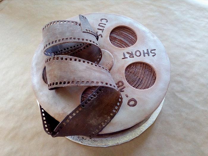 Film reel cake