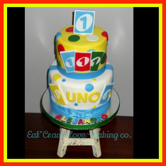 UNO 1st. birthday cake