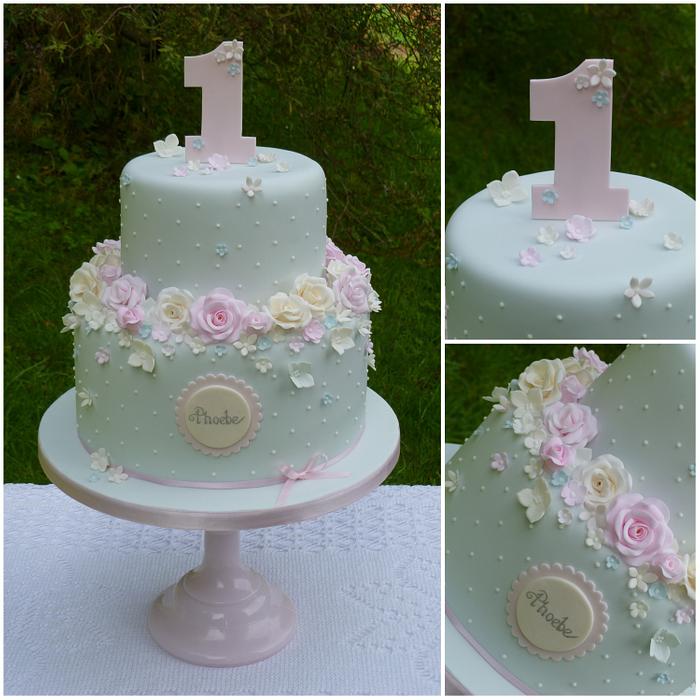 Enchanted Floral Crown Birthday Cake