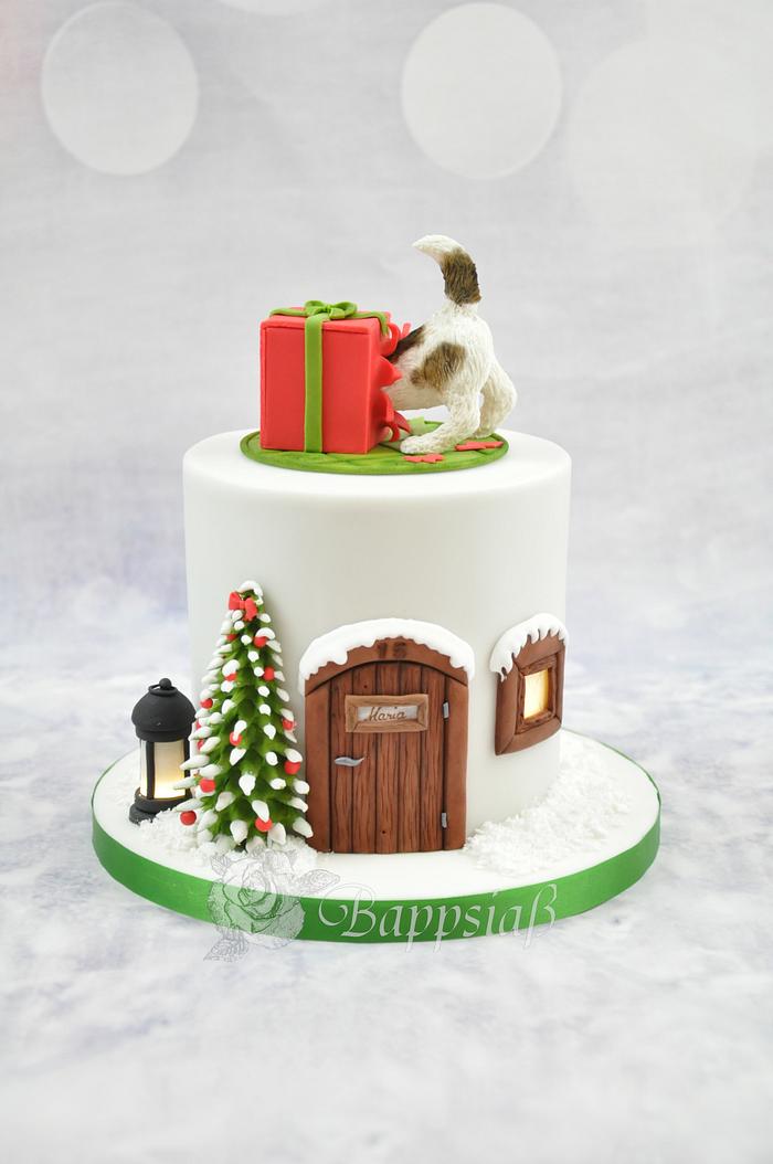 Christmas-Birthday-Cake