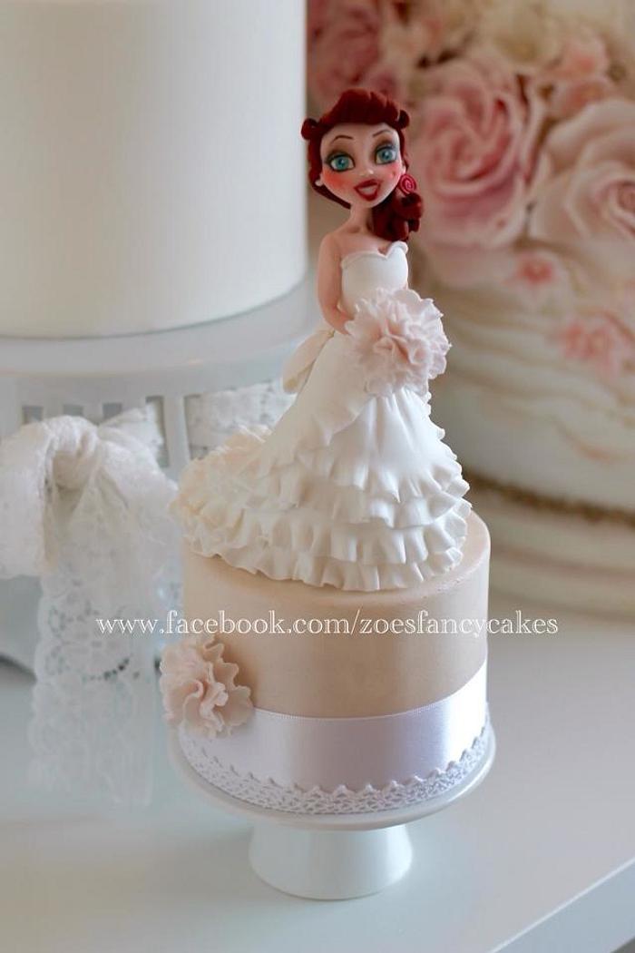Bride cake topper :)