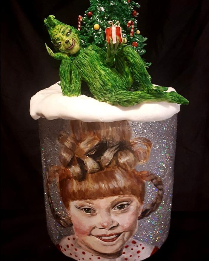 The grinch cake