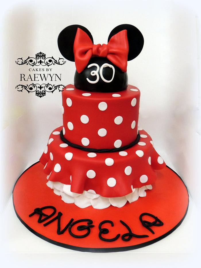 Online Minnie Mouse Chocolate Cake Gift Delivery in UAE - FNP