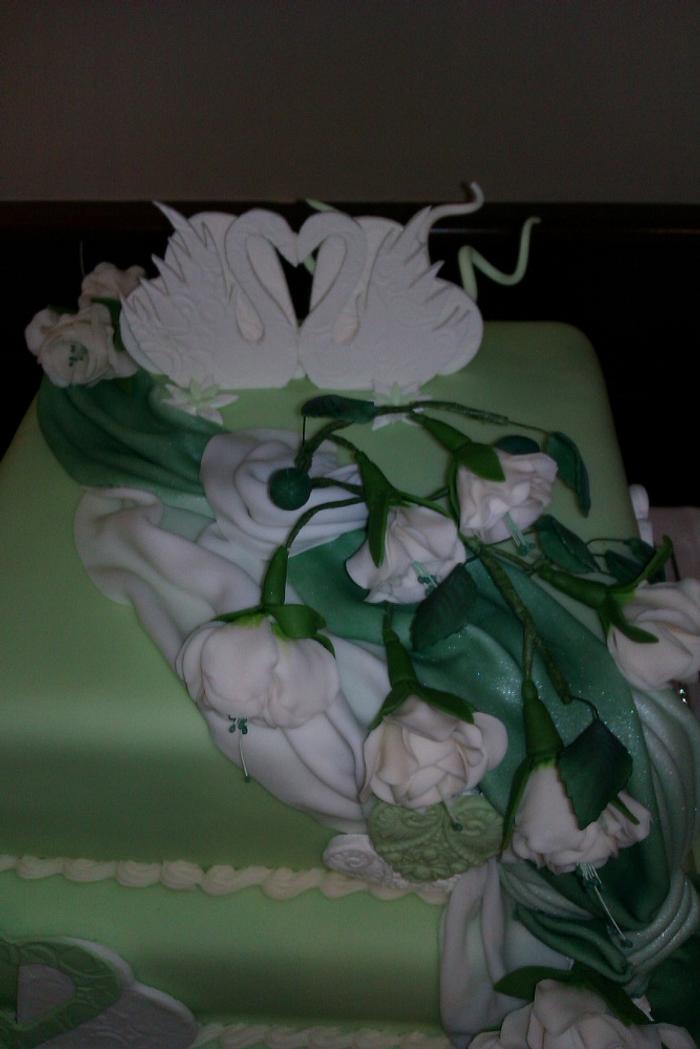 Jade wedding anniversary cake