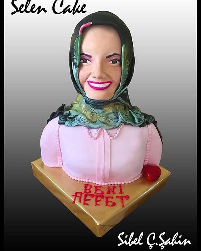 3D Bust cake