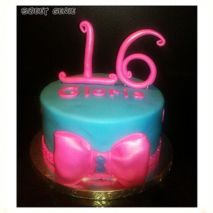 Sweet 16 cake