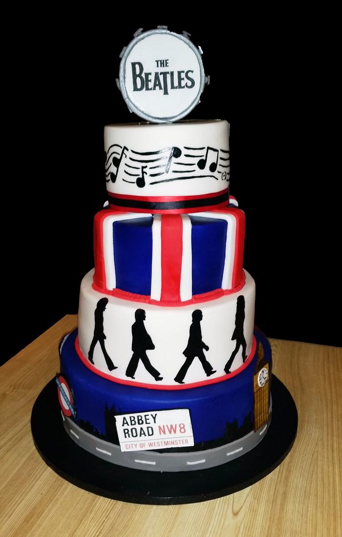 Beatlemania Cake