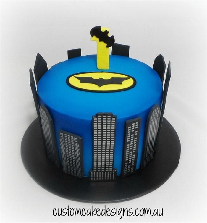 Batman 1st Birthday Cake