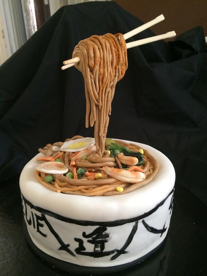 japanese noodle cake
