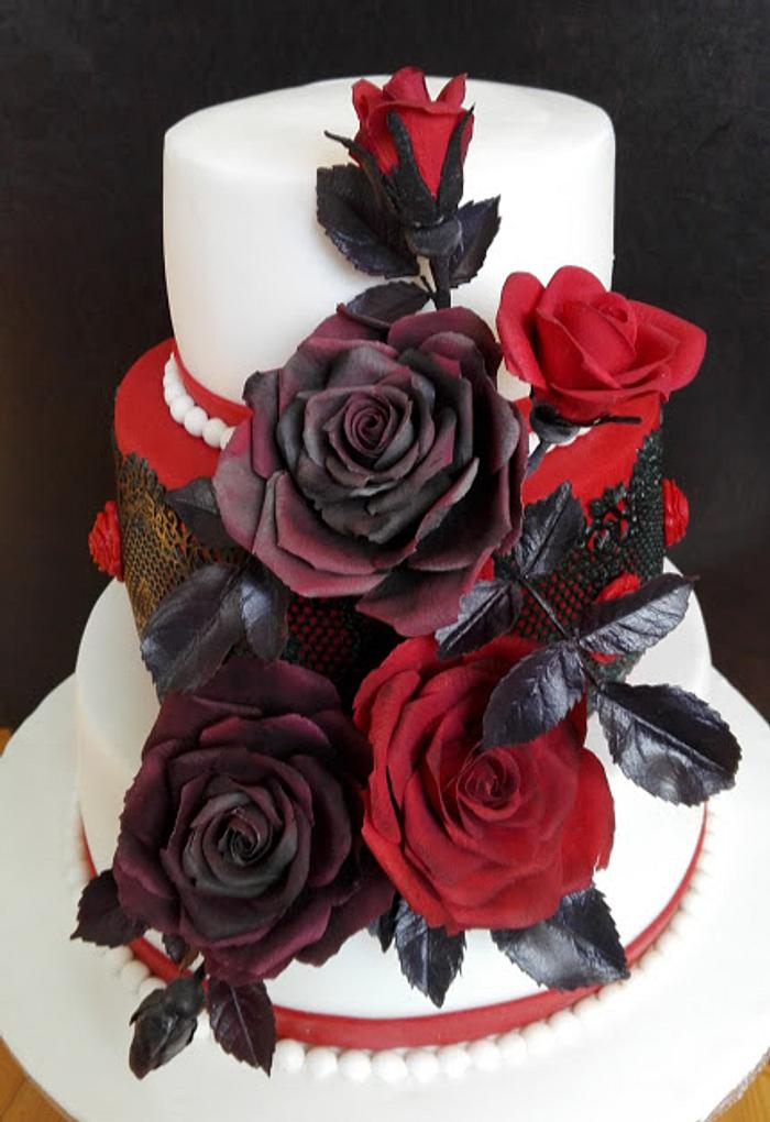 Rock wedding cake