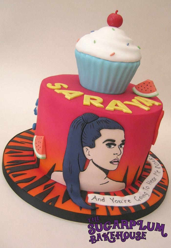 Katy Perry Themed Birthday Cake
