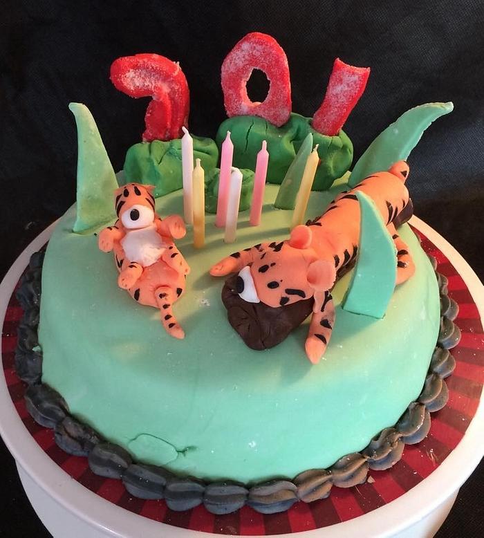 Tigers 70th birthday cake!