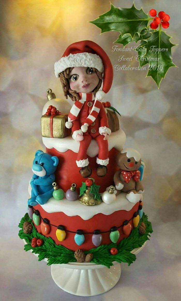 Christmas  collab cake
