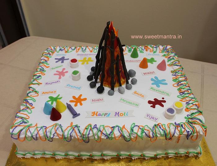 Holi cake