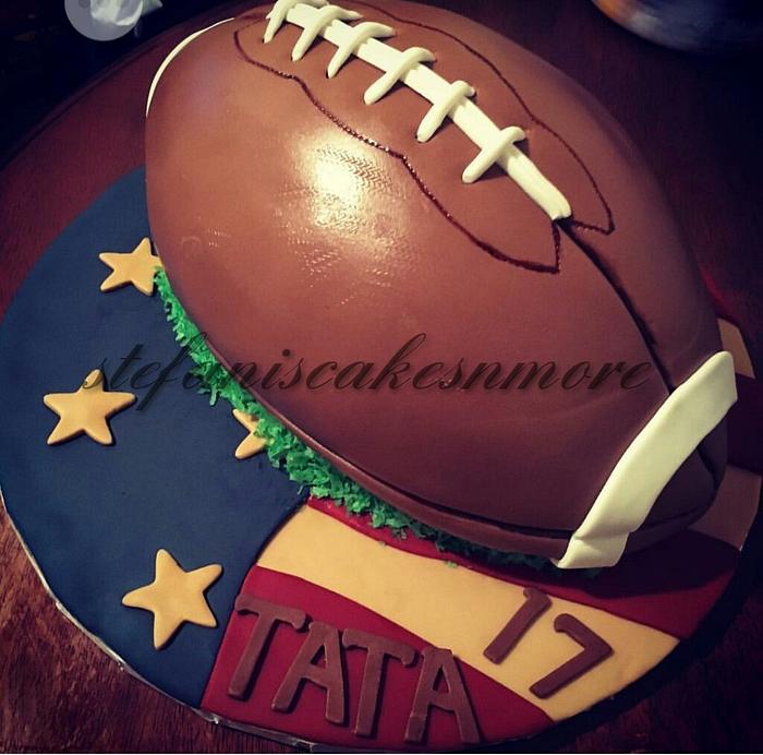 Football cake..