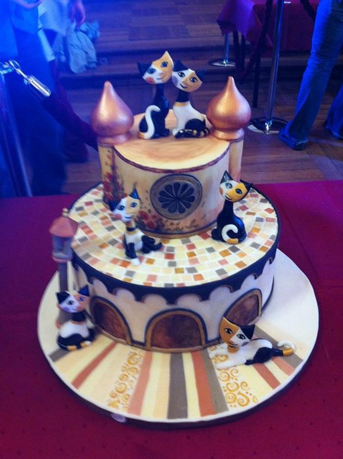 Rosina Wachtmeister Cats Wedding Cake