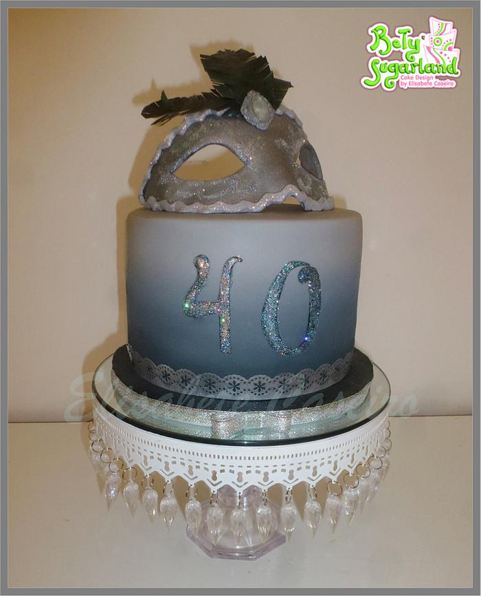 Fifty Shades of Grey inspired cake