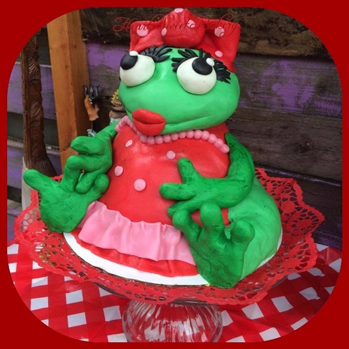 Frog cake 