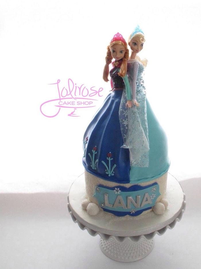 Frozen Doll cake