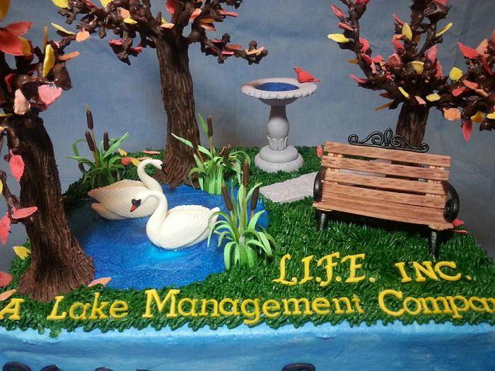 Landscape Sheet Cake