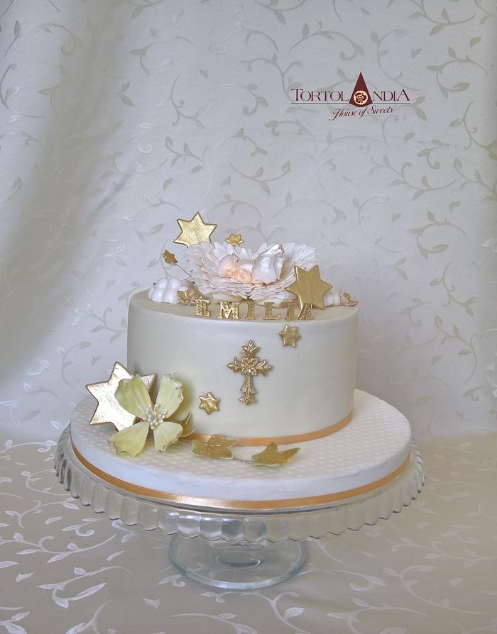 Christening cake for Emilia