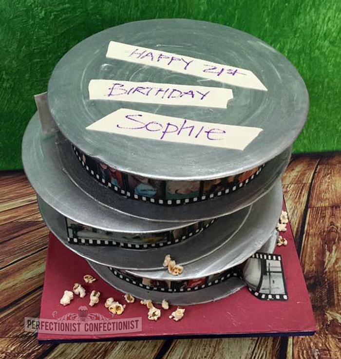 Sophie - Film Reel Birthday Cake