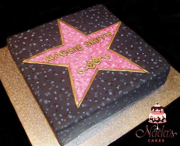 Hollywood Star Birthday Cake