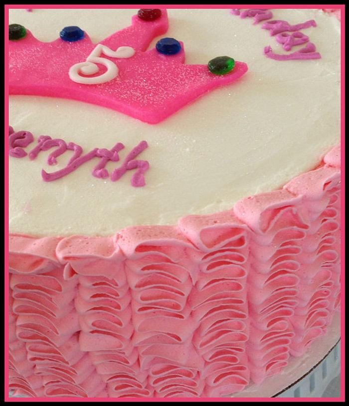 Ruffle Princess Cake